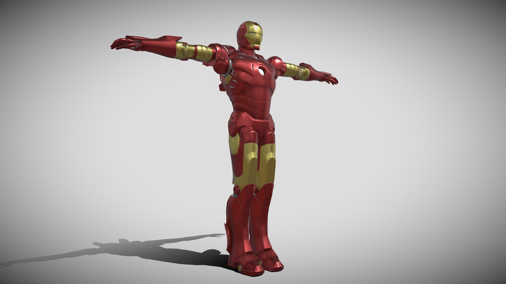 The Iron Man armor is based on the armored suit worn by Tony Stark in the movie Marvel’s The Avengers. 
It was created using 3ds Max. 
It is rigged.
Hope you like it! - IronMan - Download Free 3D model by sanfree 3d model