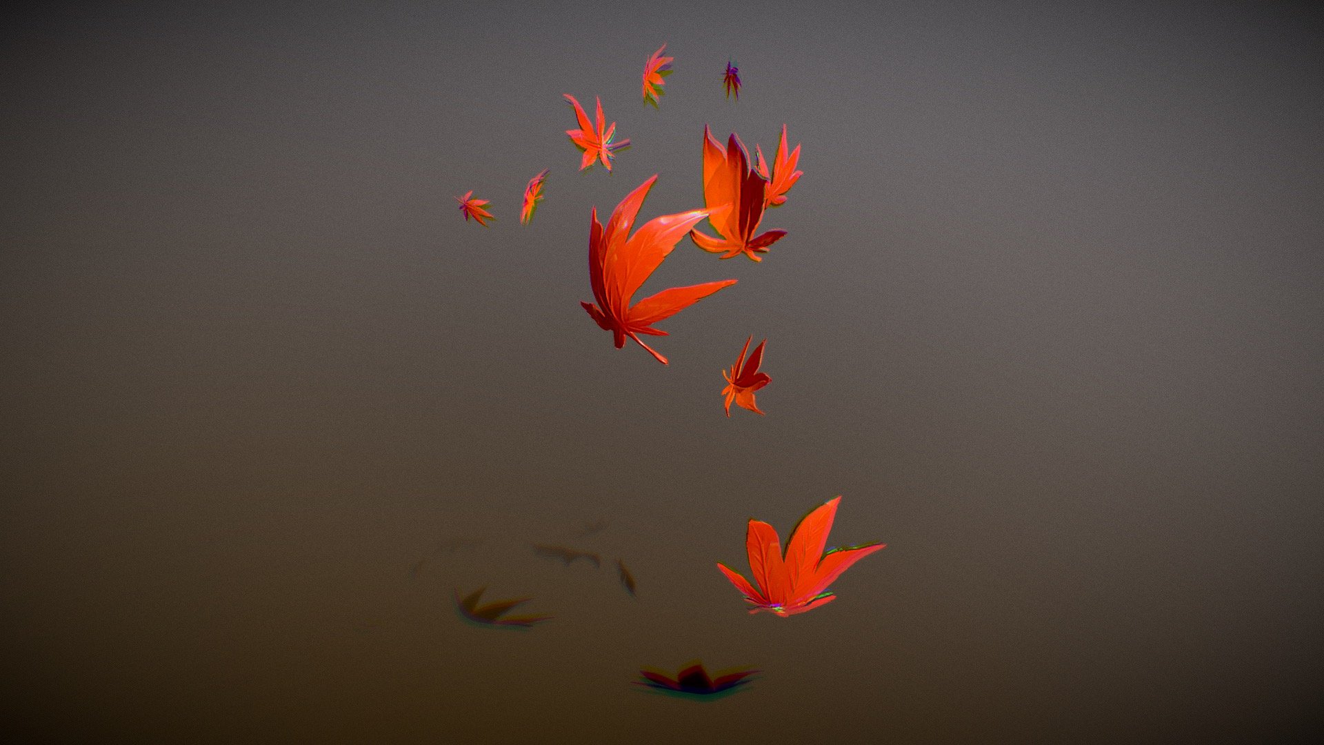 a few leafs floating in the air. Japanese mapple leafs
.
Suitable for creating scenary with leafs falling or floating around mapple trees or even to put in the crown of the tree 3d model