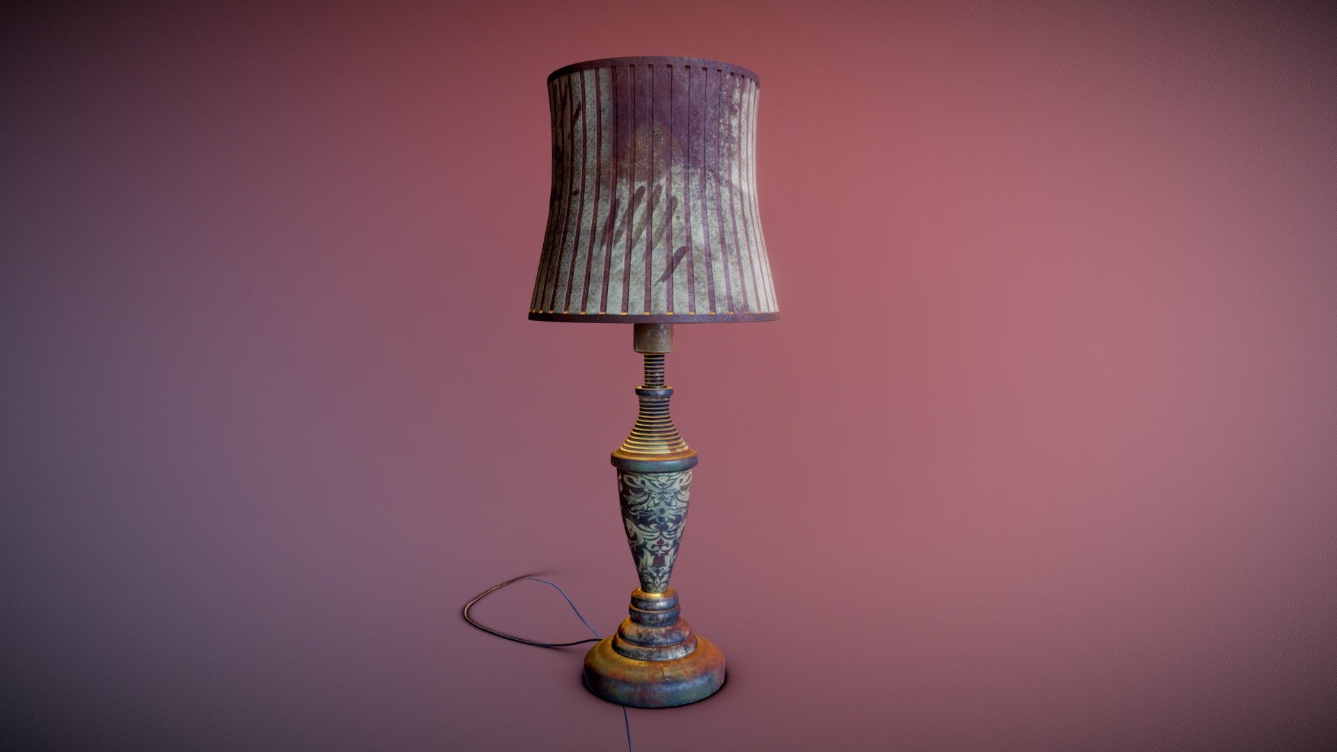 Bloody / post apocalyptic style version of my lamp.  

Handy for background prop. 

PBR 4K textures. 

Get in touch if you need anything else 3d model