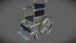 Wheel Chair wheelchair, hospital, unreal4, substancepainter, maya, photoshop