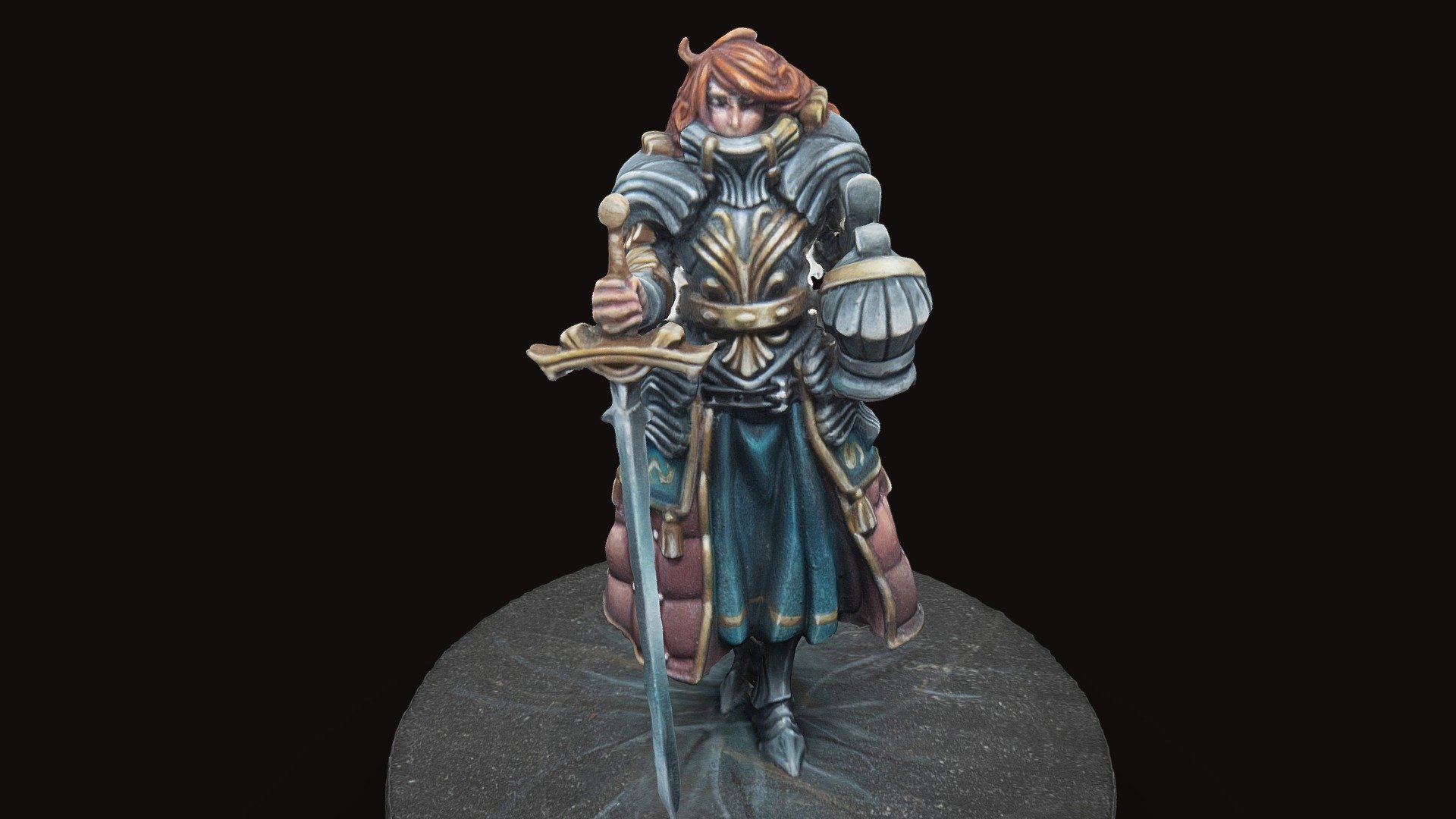 A miniature from the Kingdom Death range.

Painted by me, reconstructed in Metashape from 111 pictures 3d model