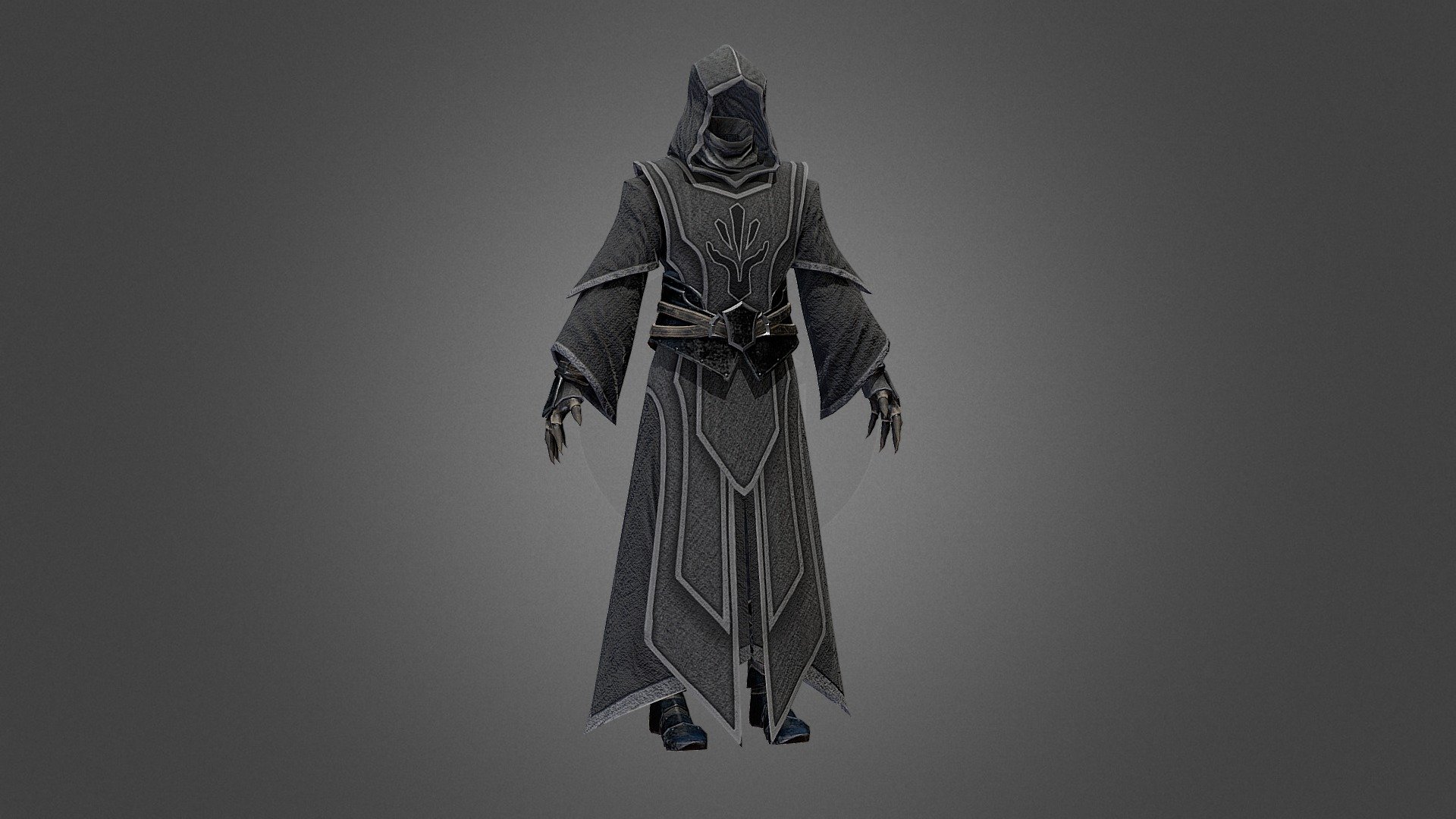 Obsidian Mage Robes - 3D model by Portalarium 3d model
