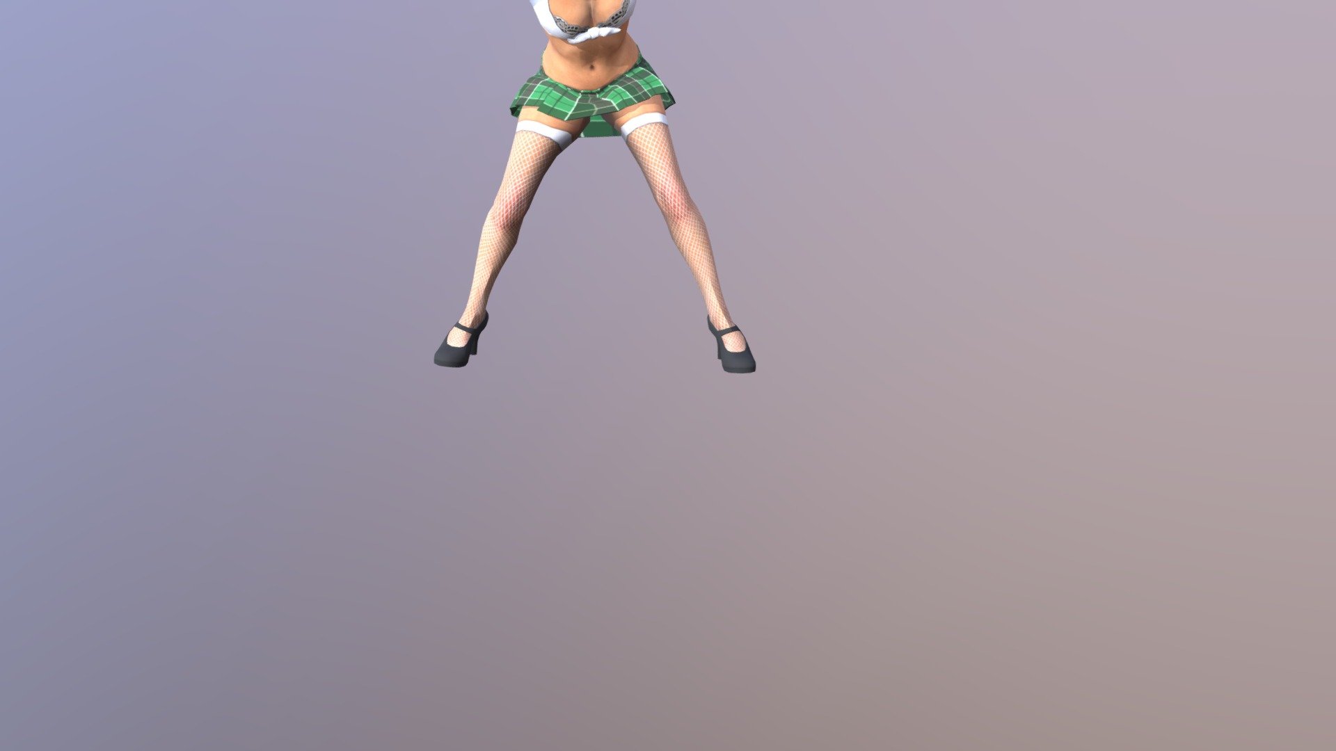Duke Nukem Girl Dance - 3D model by ThreeStretch 3d model
