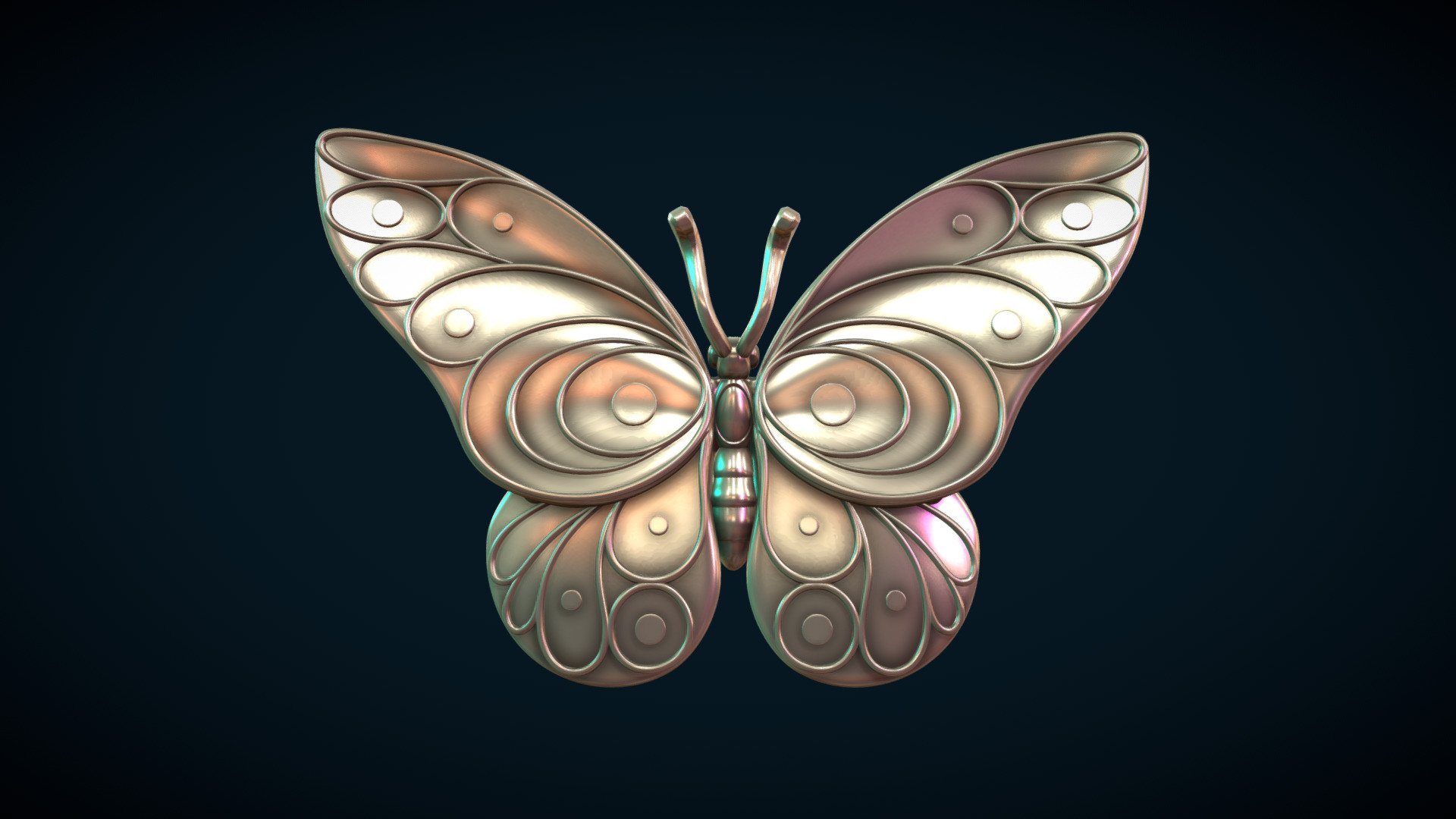 Print ready Butterfly.

Measure units are millimeters, the rose itself is about 52 mm in width.

Mesh is manifold, no holes, no inverted faces, no bad contiguous edges.

Available formats: .blend, .stl, .obj, .fbx, .dae

Here is two versions of the model:
1) Btr_sld. (.blend, .stl, .obj, .fbx, .dae) Solid(one piece) model. 696118 triangular faces.
2) Btr_prts. (.blend, .stl, .obj, .fbx, .dae) Wings are as a separate part. And there is fill in between part and the body separate as well. The parts are intersecting, they are not supposed to be printed separate and assembled. It just for the case if you want to adjust something, it should be easier to handle parts 3d model
