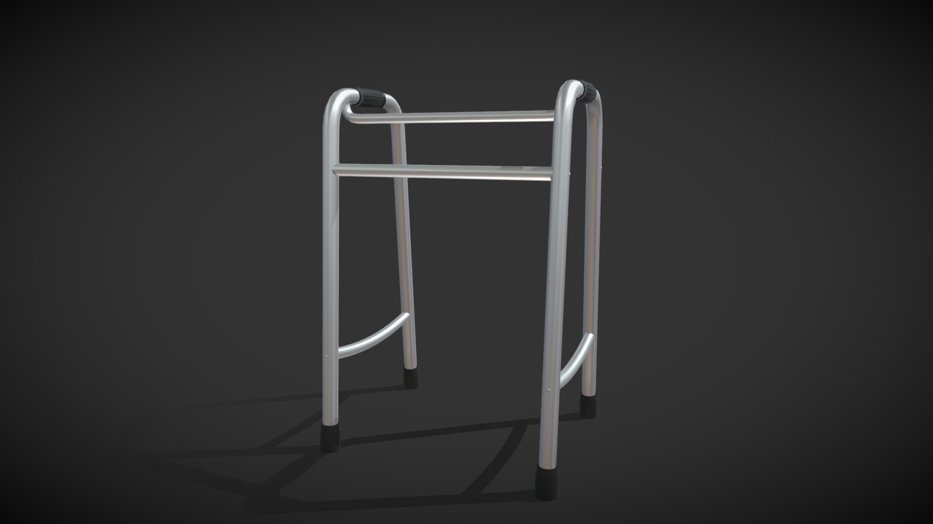 Elderly fracture walking aids 4 legs alluminium, ideal for uneven/outdoor terrain . This 3d model originally crated on Blender 2.79b.




It's have clean typology and unwrapped correctly.

It's have realistic style ready for your real time project.

2936 tris, 1616 verts.

It's contain texture with png format,
- Diffuse / albedo 2048 pixel.
- Ambient oclussion 4096 pixel.
- Diffuse with ambient oclussion mixed 4096 pixel.
- Normal map 4096 pixel.
- Roughness 2048 pixel.
- Specular 2048 pixel.
- Metalness 2048 pixel.

I also have another walking aids 3d model on my collection 3d model