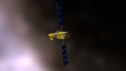 Corot Space Telescope celestia, spacecraft, earth, 3d, c4d