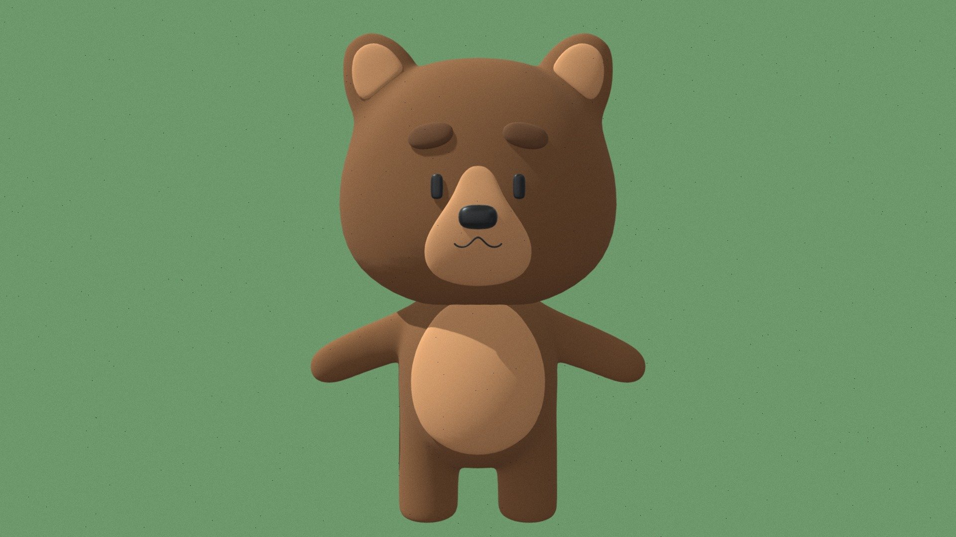 Cartoon Rigged Bear - Buy Royalty Free 3D model by Starkosha 3d model