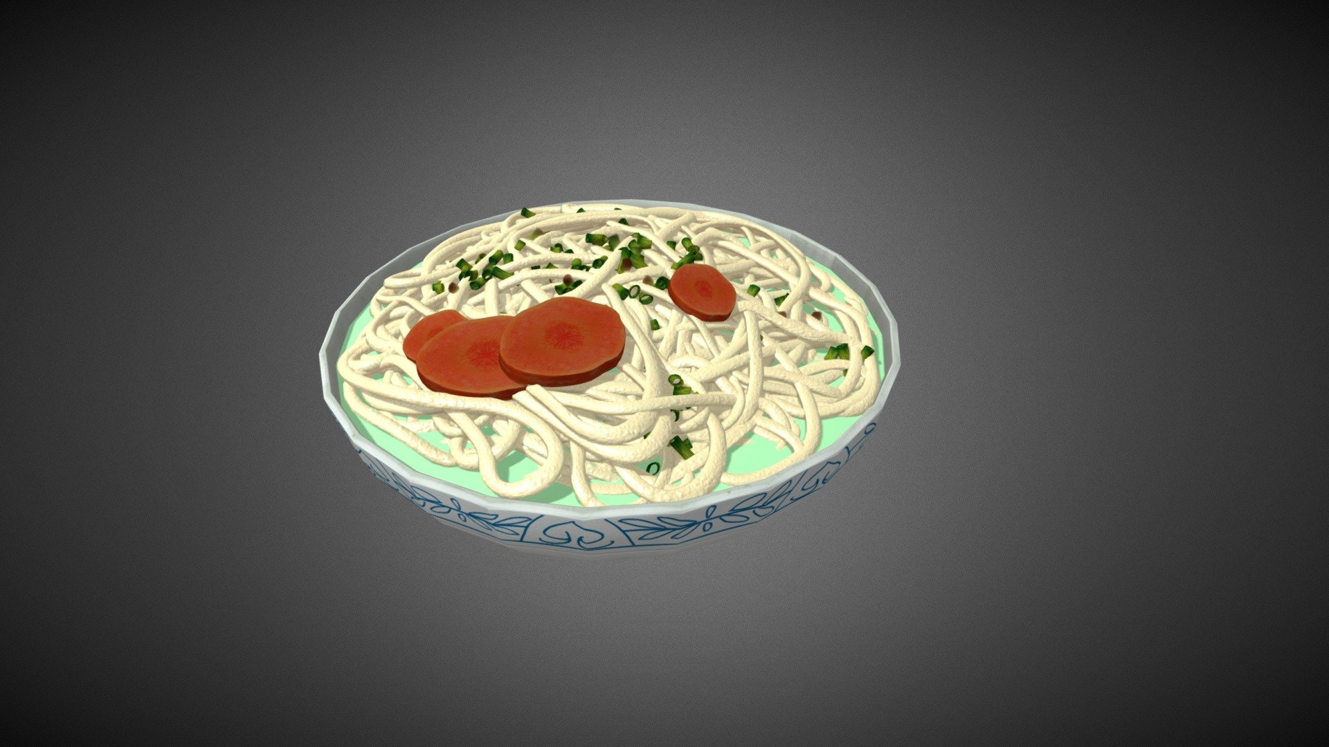 Noodle A bowl of Noodle - Noodle A bowl of Noodle - Buy Royalty Free 3D model by misitewang 3d model