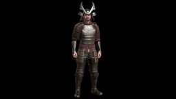 Samurai armor, samurai, asian, ronin, japonese, character