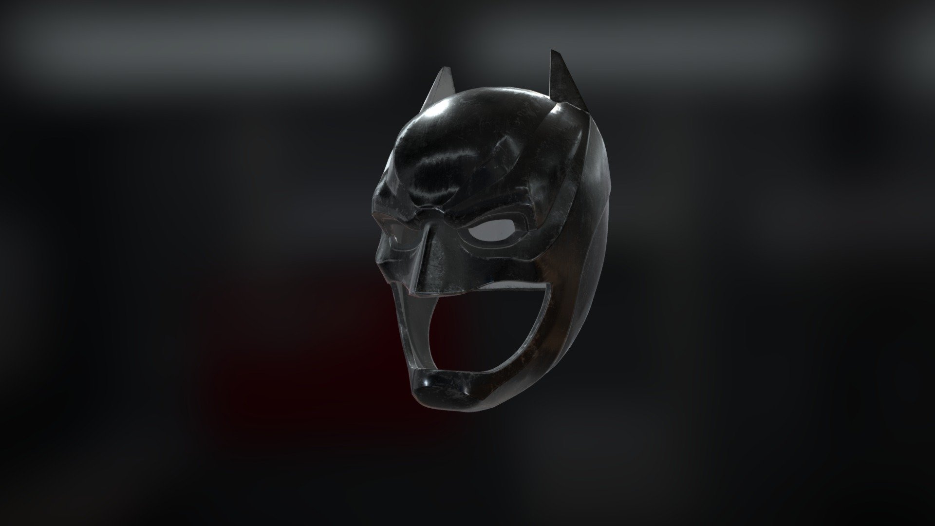 Mask from a Superheroe costume for 3D printing.
The model is full scale. The model is divided into parts for easy printing on the printer. 
The model is easy to assemble and has special grooves for elastic strips. 
The model can also be used to visualize contains 4k textures PBR - Batman Mask - Buy Royalty Free 3D model by RuslanOz (@KarinaOz) 3d model