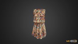 Silk Nonsleeved Jumpsuit fashion, clothes, ar, dress, 3dscanning, silk, jumpsuit, wear, one-piece, photogrammetry, lowpoly, 3dscan, clothing, onepiece, noai, fashionscan, woman_fashion, womanfashion, female_fashion, nonsleeved
