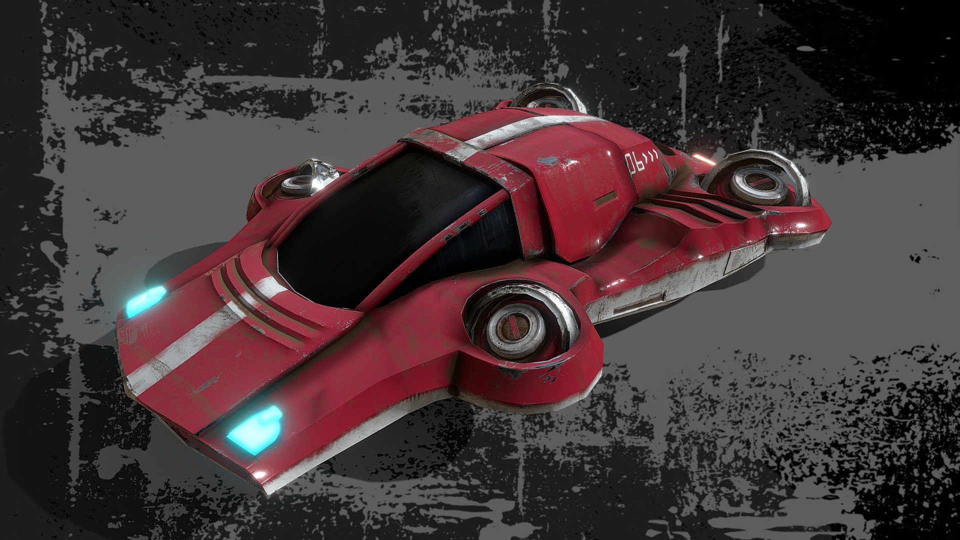 Cyberpunk style hover car utilizing graviton accelerators as its main means of propulsion. 

Low poly and game ready including full 4k texture set.Sub Div Ready.

Textures: 
*Base color/Diffuse
* Roughness
* Metallic
* Normal
* Ambient Occlusion
* Height - Cyber City Cruiser | Space Ship | Game Model - Buy Royalty Free 3D model by Anthony Pilcher (@AnthonyPilcher) 3d model