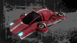 Cyber City Cruiser | Space Ship | Game Model racer, future, punk, cyber, cyberpunk, vessel, hover, craft, wars, star, atmosphere, 2077, cyberpunk-2077, cyberpunk2077, scifi, starwars, car, ship, space