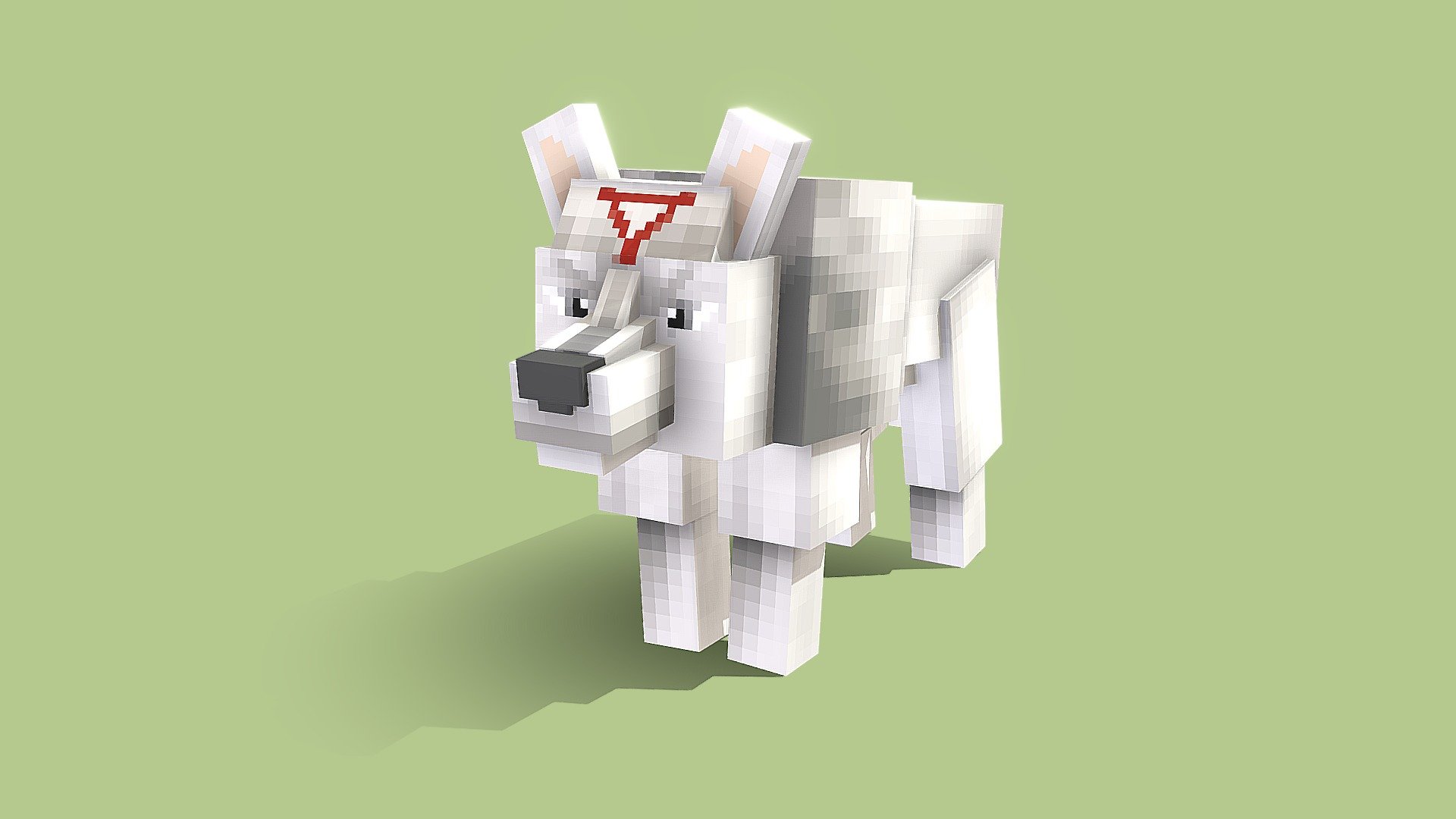 This is a copyright model for the UHC server &ldquo;DOMEI” - Domei - Wolf JJK - 3D model by Frayseur 3d model