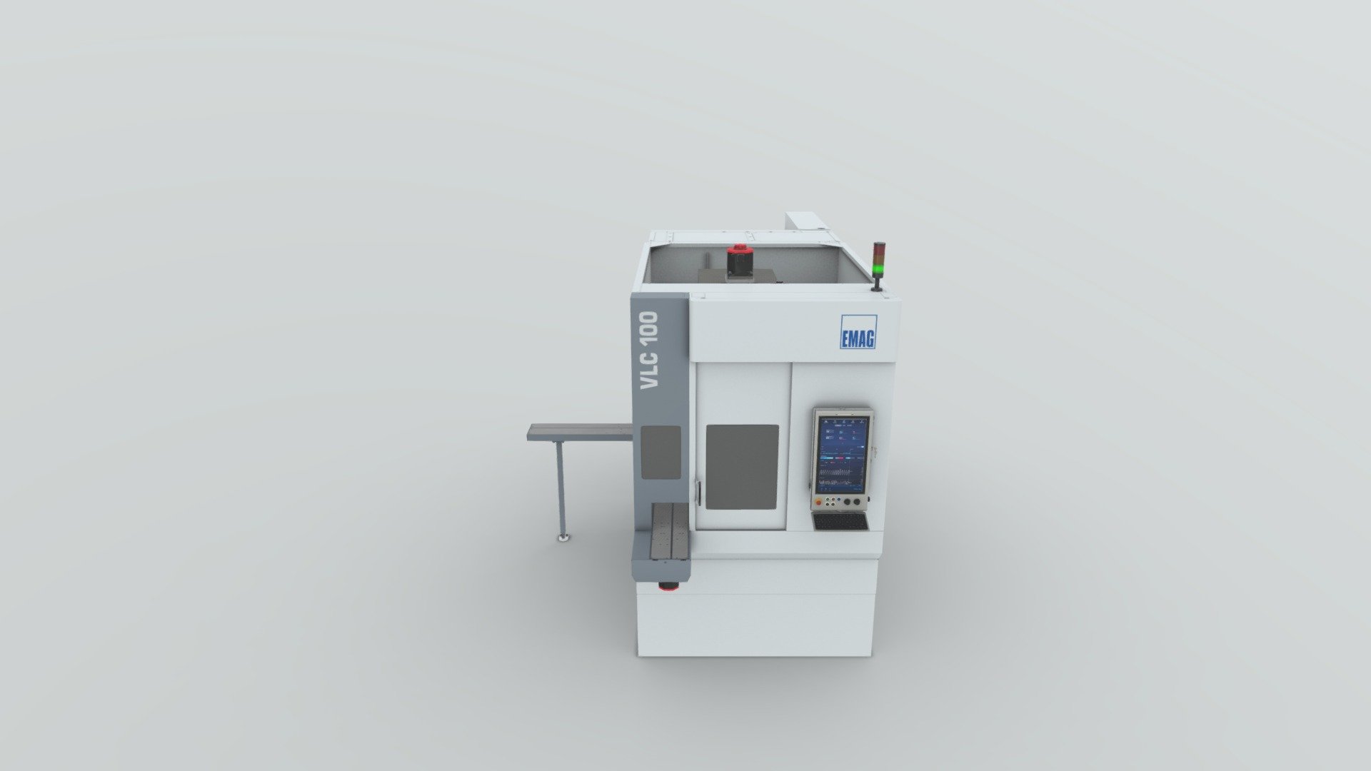 The VLC 100 is a CNC turning machine with a modular structure that allows it to be configured for a wide variety of applications. Whether turning, grinding, milling, gear hobbing, or induction hardening — the CNC lathe can be flexibly equipped with virtually all the technologies of the EMAG Group.

More information: https://www.emag.com/machines/turning-machines/customized-vlc/vlc-100/ - VLC 100 – Flexible CNC Turning Machine - 3D model by emag 3d model