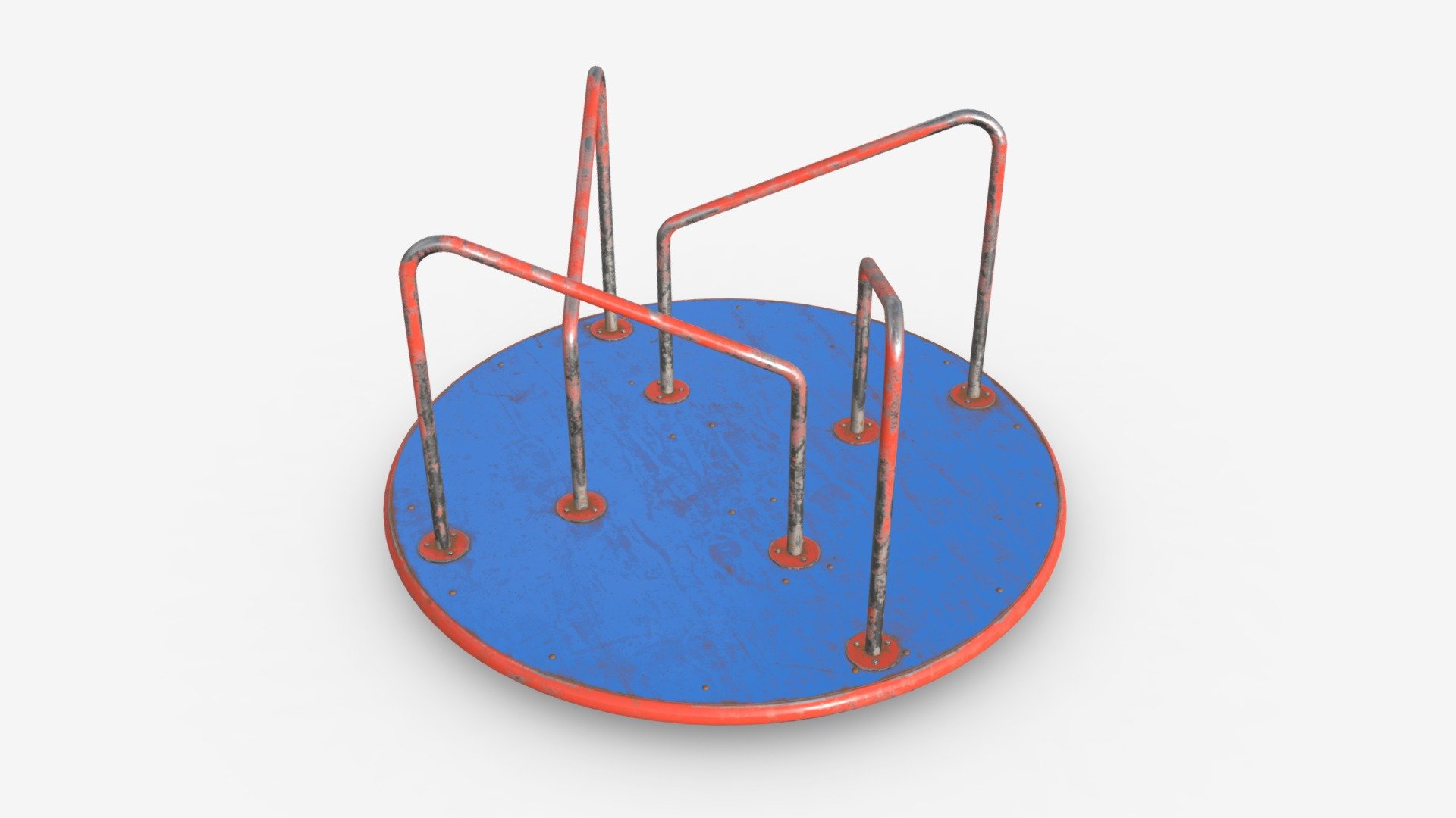 Merry-go-rounds carousel 02 - Buy Royalty Free 3D model by HQ3DMOD (@AivisAstics) 3d model