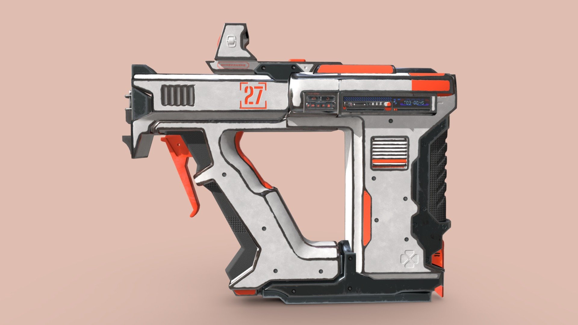 Weird Sci-fi weapon, I think it look a lot like a nail gun.

It's inspired from a design I found on duckduckgo : https://www.deviantart.com/nano-core/art/Sci-Fi-Ray-Pistol-Auction-closed-930307273


Made in Blender
Textured in 3D Painter
9k Vertices
 - Sci-fi Nail Gun Raygun - Download Free 3D model by antoineallardchoquette 3d model