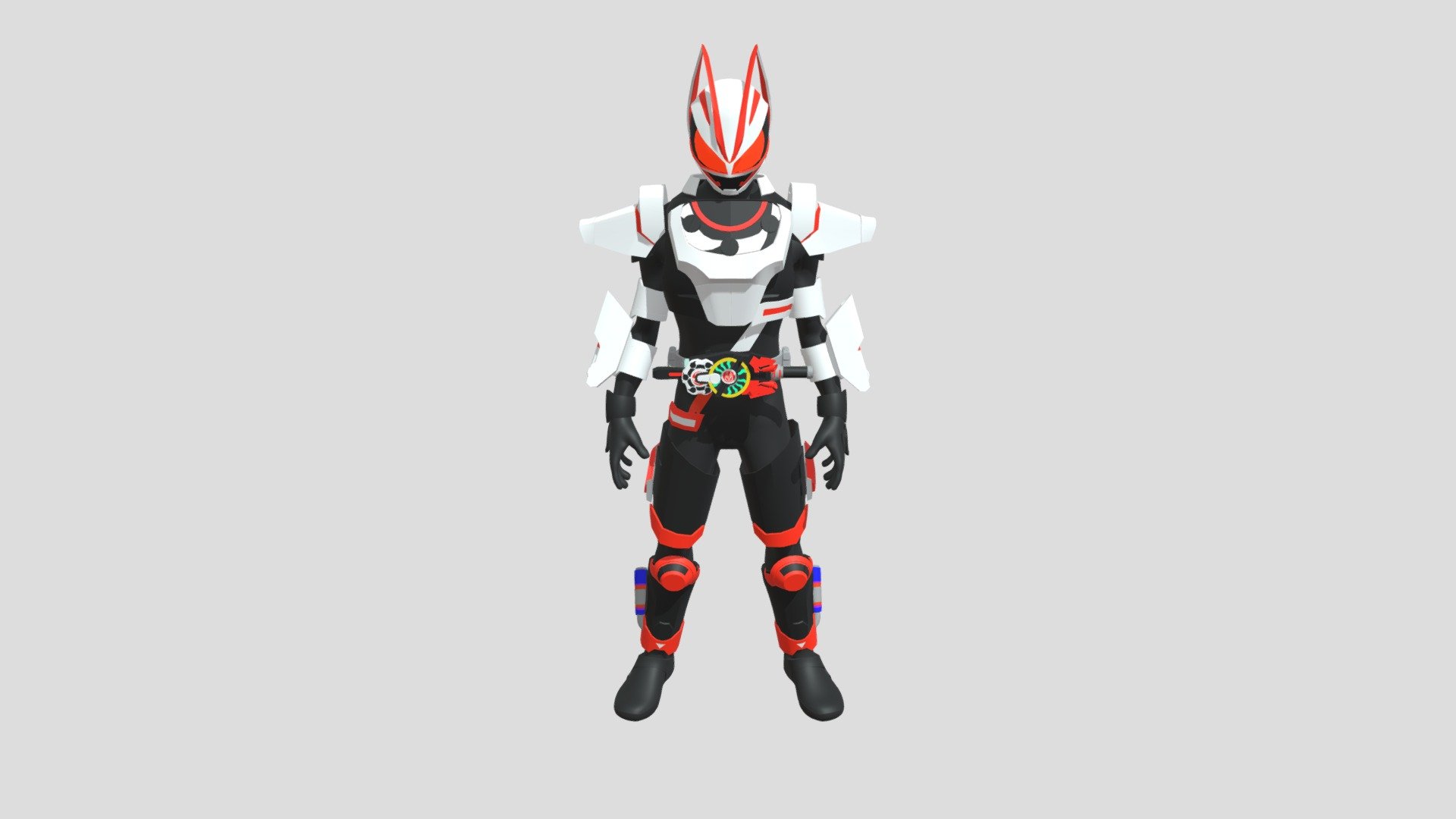 Kamen Rider geats 3d model - Kamen Rider geats magnum boost - 3D model by Hendri Susanto (@Hendrisusanto) 3d model