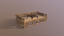bamboo bed