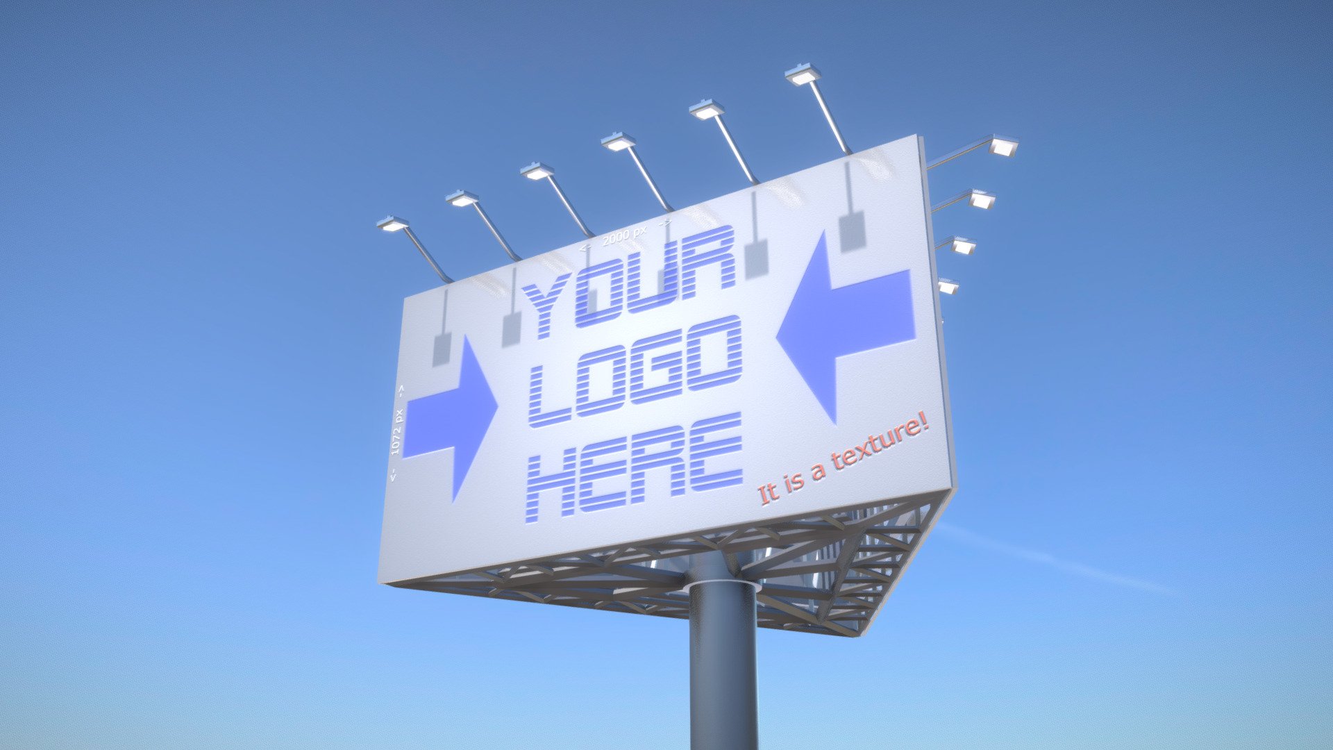 Here is a 30 meter high billboard (Version 1)!







Modeled and textured by 3DHaupt in Blender-2.8x - Advertising Billboard (Version 1) High-Poly - Buy Royalty Free 3D model by VIS-All-3D (@VIS-All) 3d model