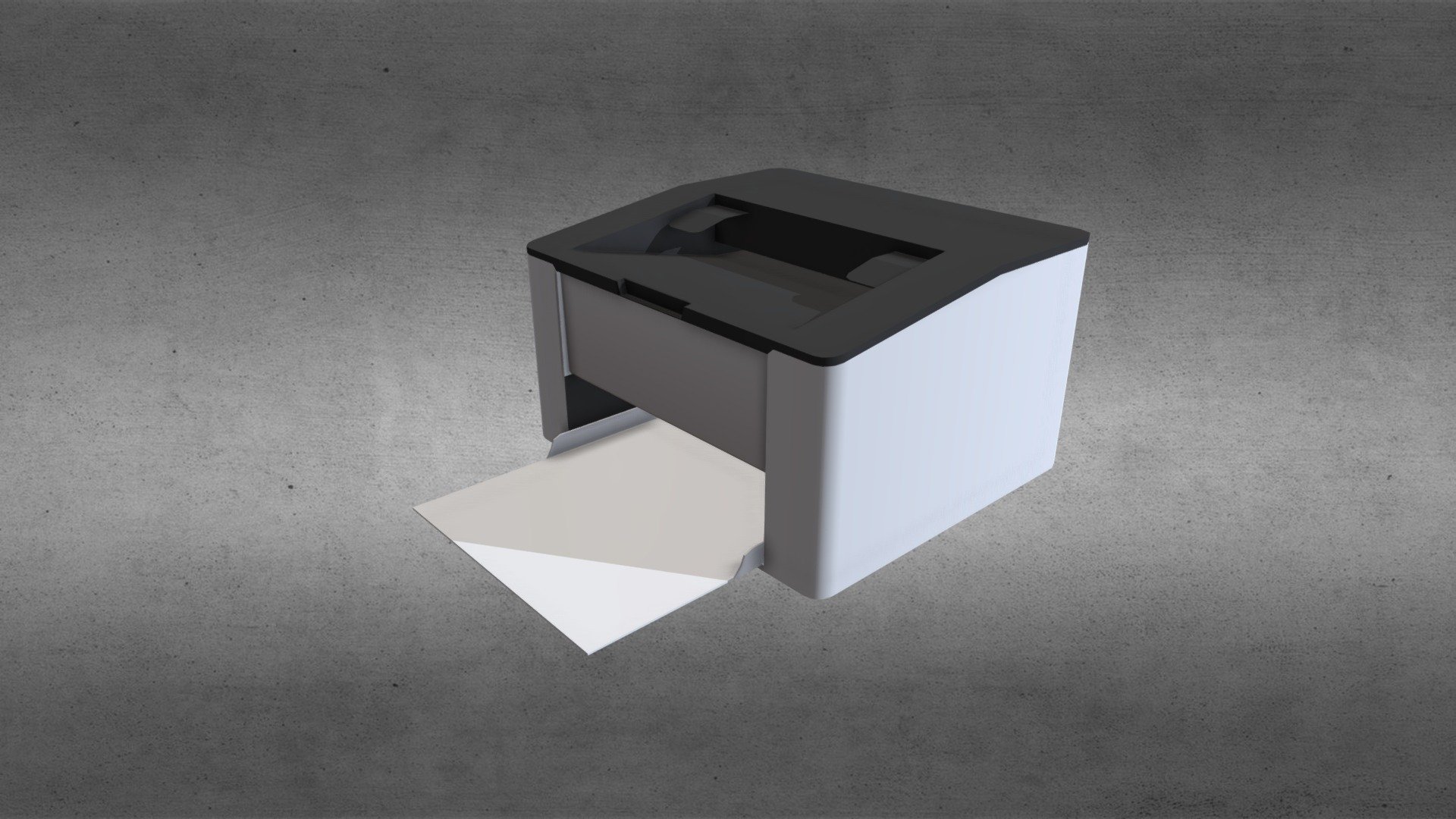 Printer - Download Free 3D model by igor-tkachenko 3d model