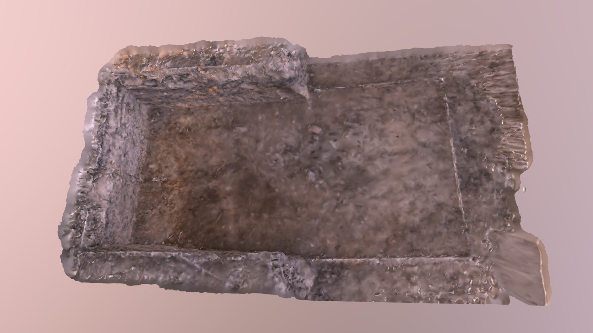 Trench with 2 unexcavated bronze age cremation burials - Trench - Download Free 3D model by Chizzle 3d model