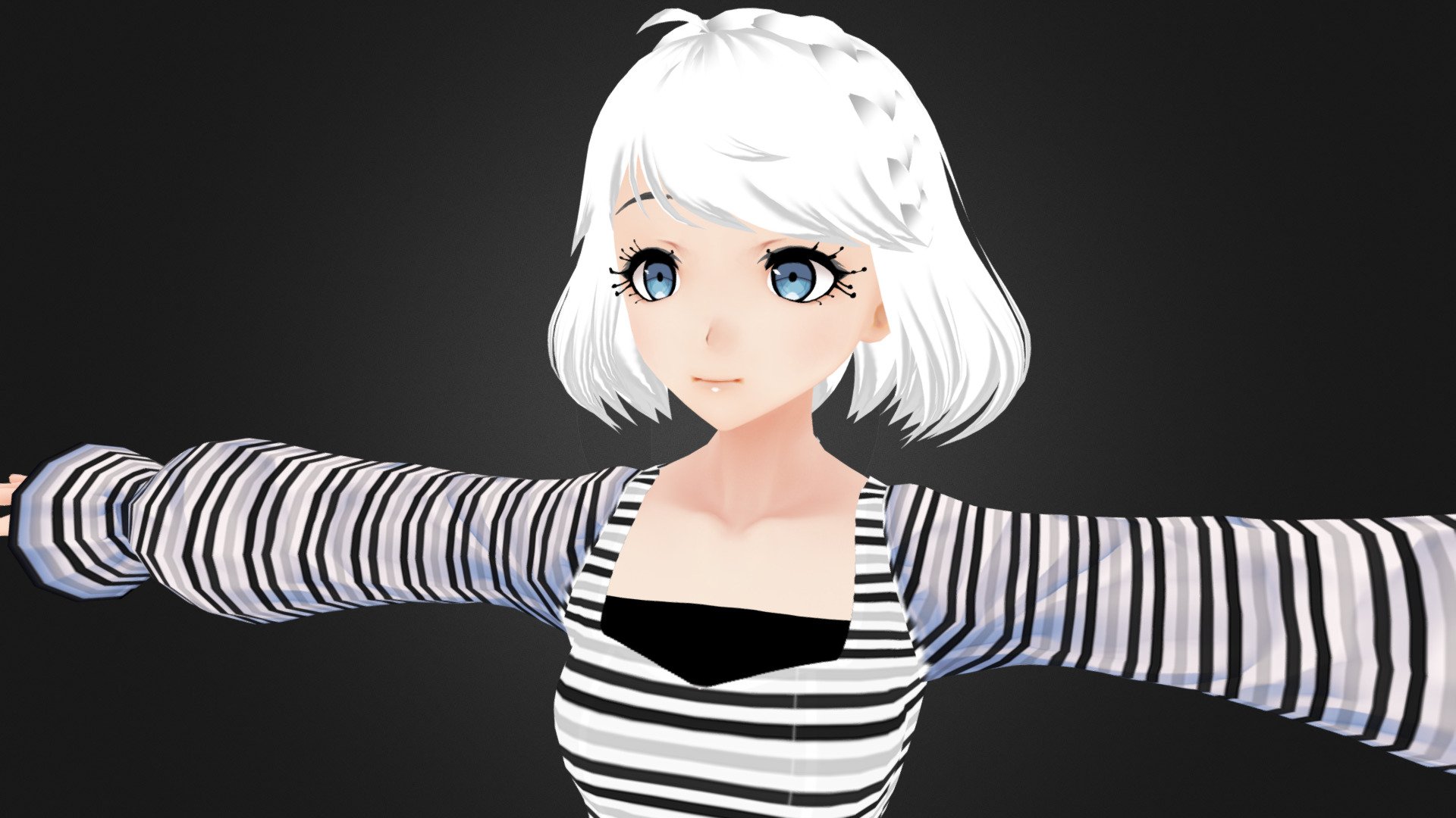 🔥 40 Cute Anime Characters DiamondPACK = only $34🔥


3D anime Character based on Japanese anime: this character is made using blender 2.92 software, it is a 3d anime character that is ready to be used in games and usage. Anime-Style, Ready, Game Ready

Features: • Rigged • Unwrapped. • Body, hair, and clothes. • Textured.. • Bones Made in blender 2.92

Terms of Use: •Commercial Use: Allowed •Credit: Not Required But Appreciated - 3D Anime Character Girl for Blender 22 - Buy Royalty Free 3D model by CGTOON (@CGBest) 3d model