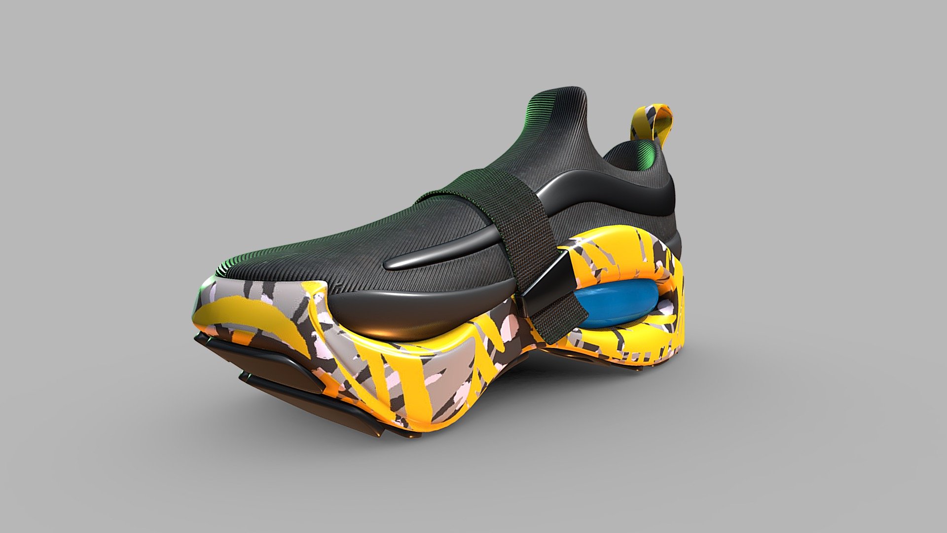 Sneaker - 3D model by hirairmak 3d model