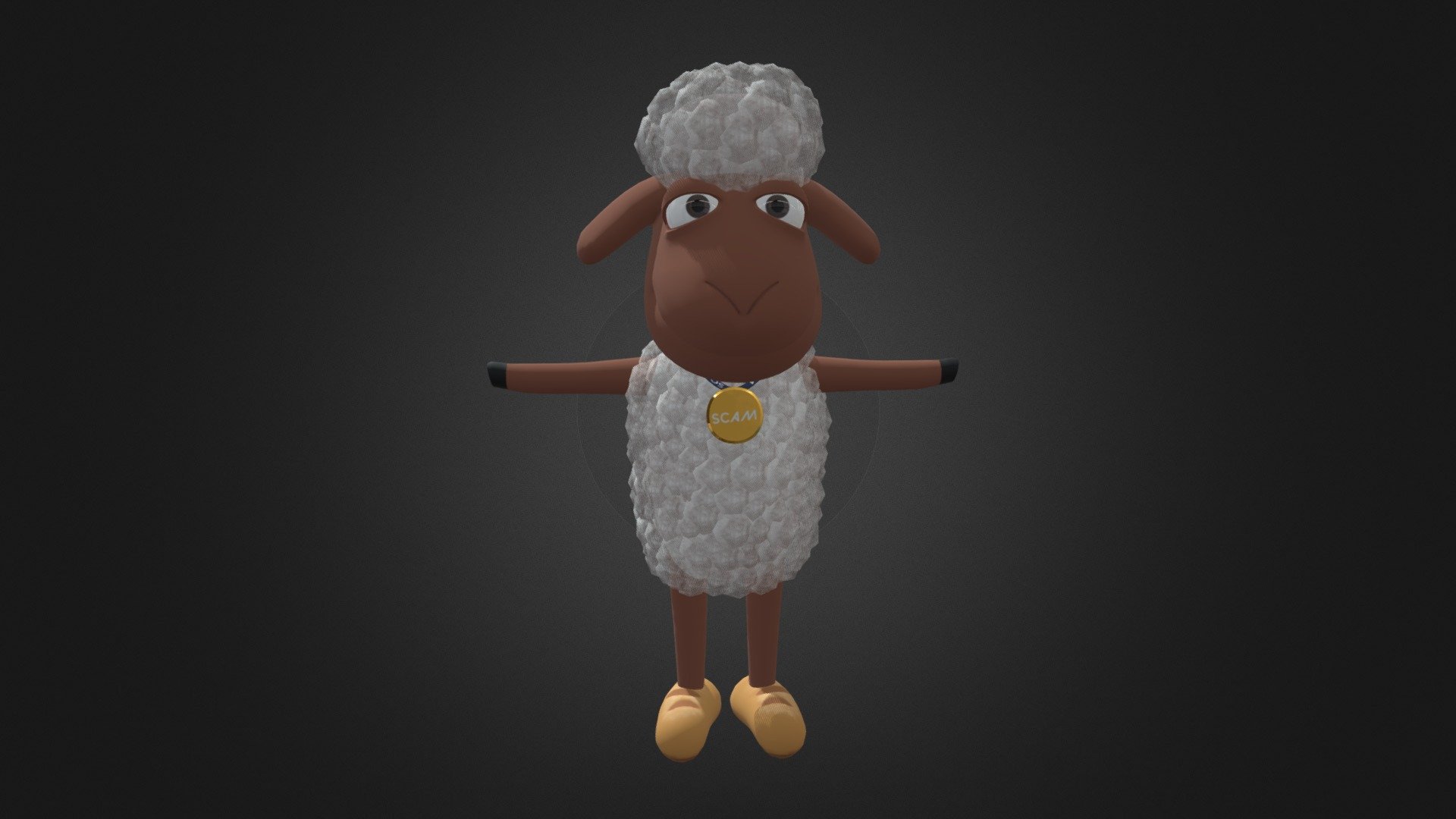 You are looking for a personalized model, consult for more information and prices in my fiverr: https://www.fiverr.com/dioscarmesi - Sheep [commission] - 3D model by Gonzalo Marquez (@shadowcarmesi) 3d model