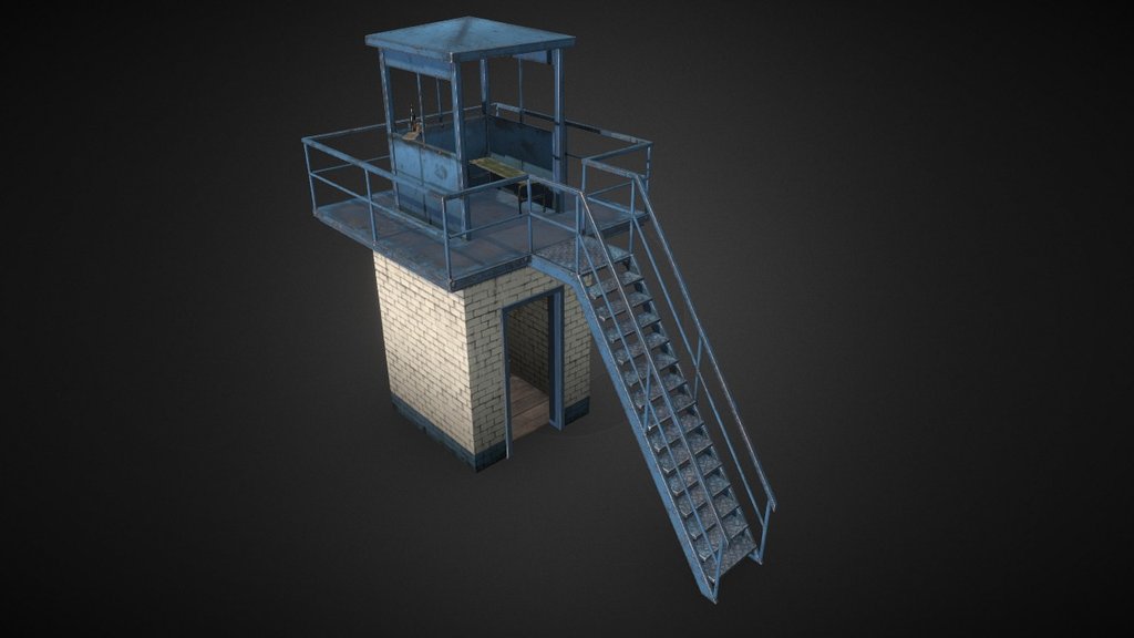 Simply tower 3d model