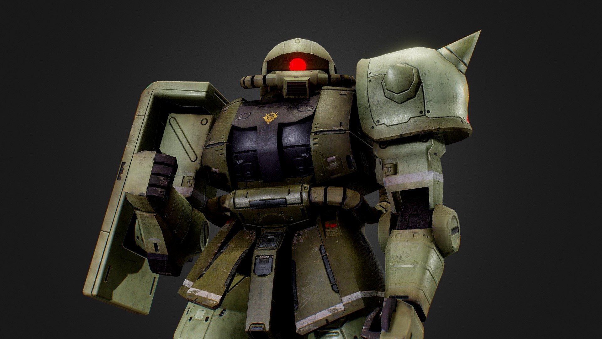 This model was made for One Year War mod of Hearts of Iron IV.

Our Mod Steam Home Page

https://steamcommunity.com/sharedfiles/filedetails/?id=2064985570 - MS-06 ZAKU II - 3D model by One Year War Mod (@hoi4oneyearwar) 3d model