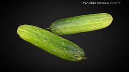 3D Scan Vegetable plant, food, fruit, high, 4k, fresh, realistic, kitchen, cucumber, vegetable, healthy, photogrammetry, game, 3d, lowpoly, low, poly, scan, highpoly