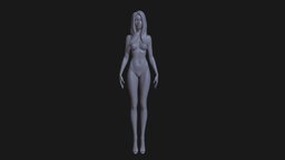 Stylized Girl Anatomy for Reference anatomy, cute, skinny, female, stylized