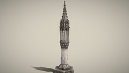 Lichtsäule column, gothic, light-column, funerary-lamp
