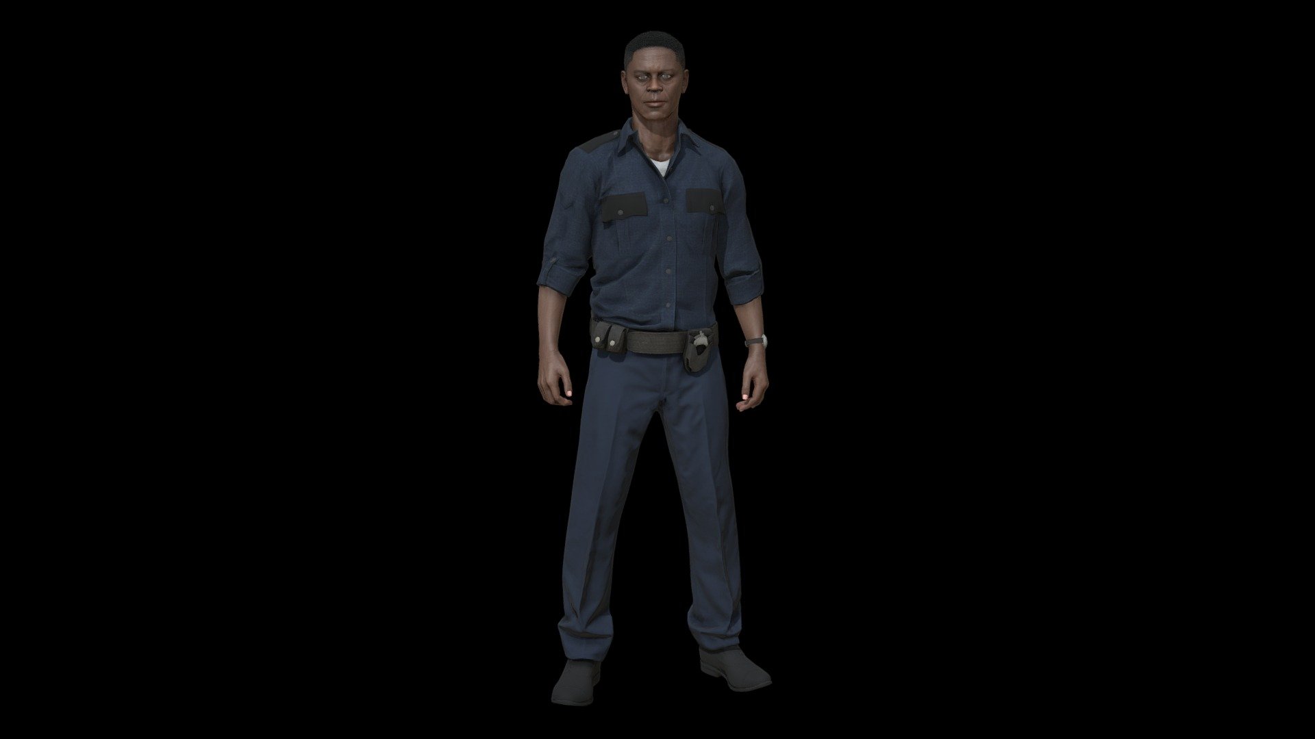 Police Man :

3d Game Ready Police Man Character.

High detail and realistic model.

Rigged, with high definition textures.

Complete archive in additional file - Police - Buy Royalty Free 3D model by lidiom4ri4 3d model
