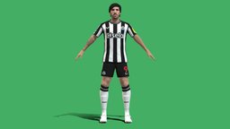 3D Rigged Sandro Tonali Newcastle United 2024
