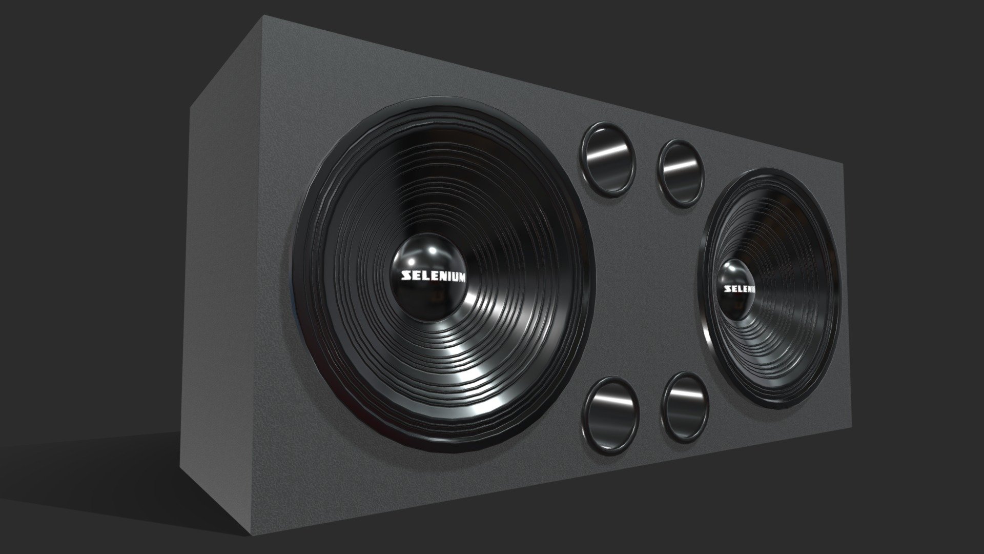 Car sound system Brazil! Soundbox with 2 sub-18 “Selenium” modeled in 3ds max

Low Poly :D

2 textures

made:2011

Formats - 3ds max - obj - fbx - Car Sound System Brazil Selenium - 3D model by lorranmedeiros 3d model