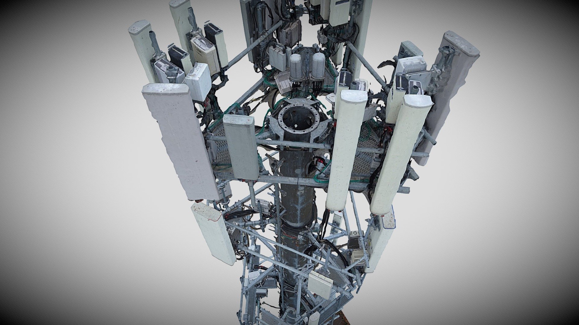 Created in RealityCapture by Capturing Reality from 162 images from Skydio 2+ - Communications Tower 3D - 3D model by OVERSIGHT (@cantstopmenow) 3d model