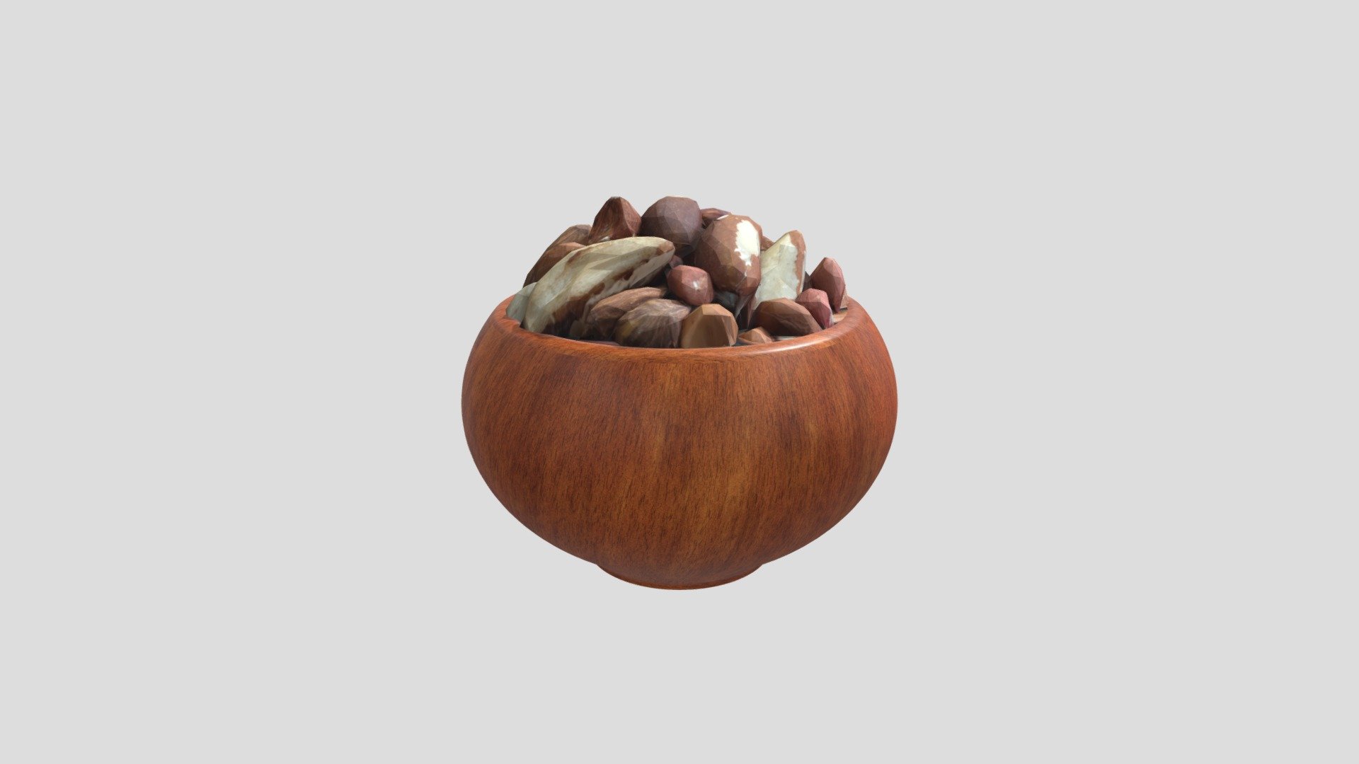 a 3D scan of some nuts in a bowl - Nuts and Bowl - 3D model by Adam Ross (@AdamRoss) 3d model