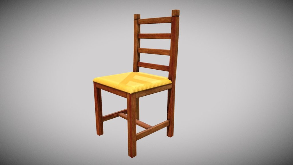 Basic Chair A - Download Free 3D model by Francesco Coldesina (@topfrank2013) 3d model