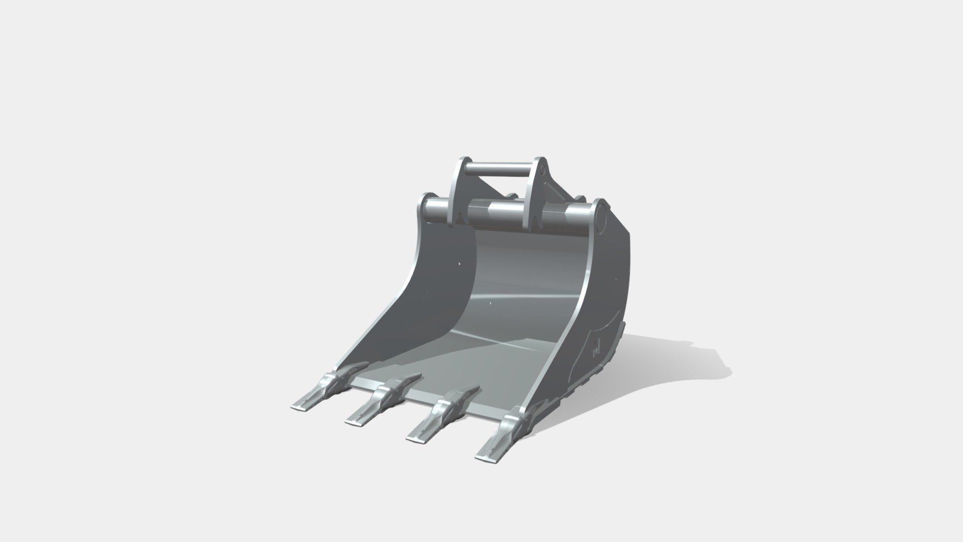 Pour excavatrices 9,2 - 22,5 T - Godet de terrassement profil tilt - 3D model by MAGSI 3d model