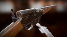 Remington Model 8 cal.35 rifle, 8, hunting, remington, realistic, weapon, pbr, model, gun