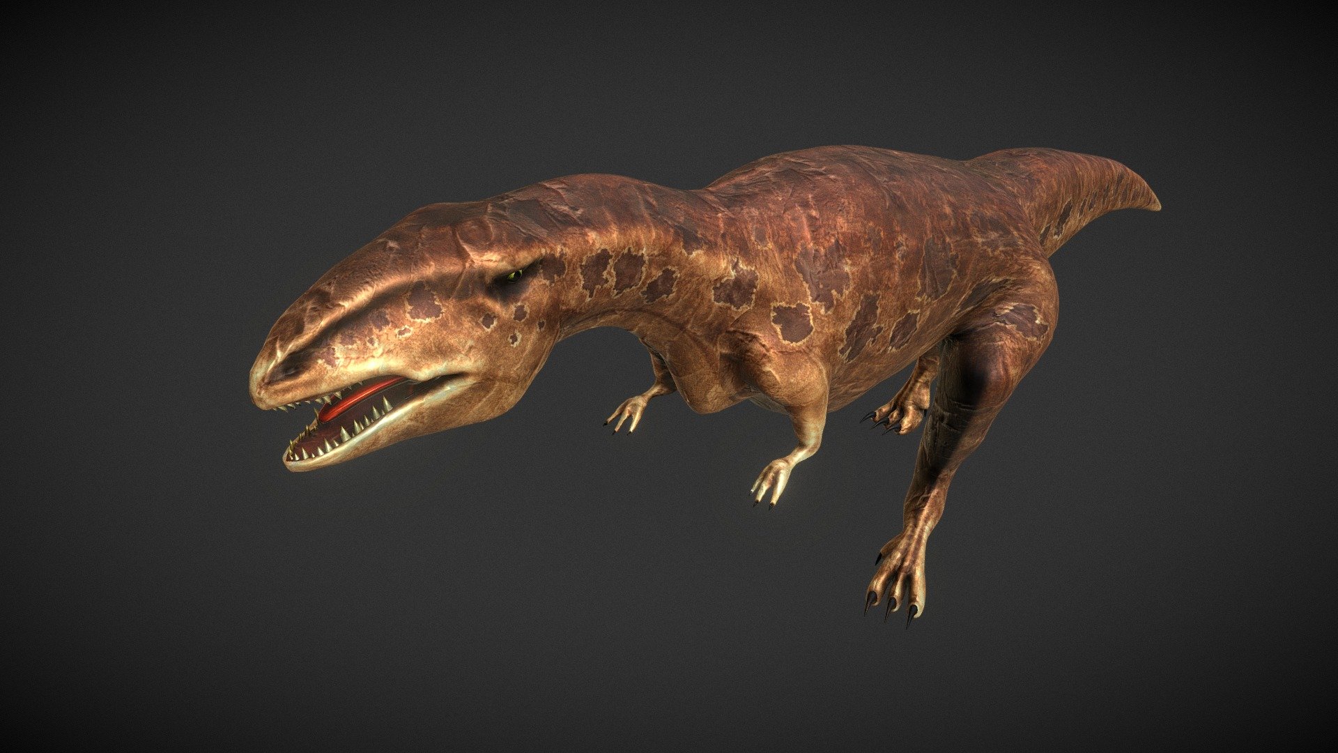 Gigantozaur - 3D model by LvlApp 3d model