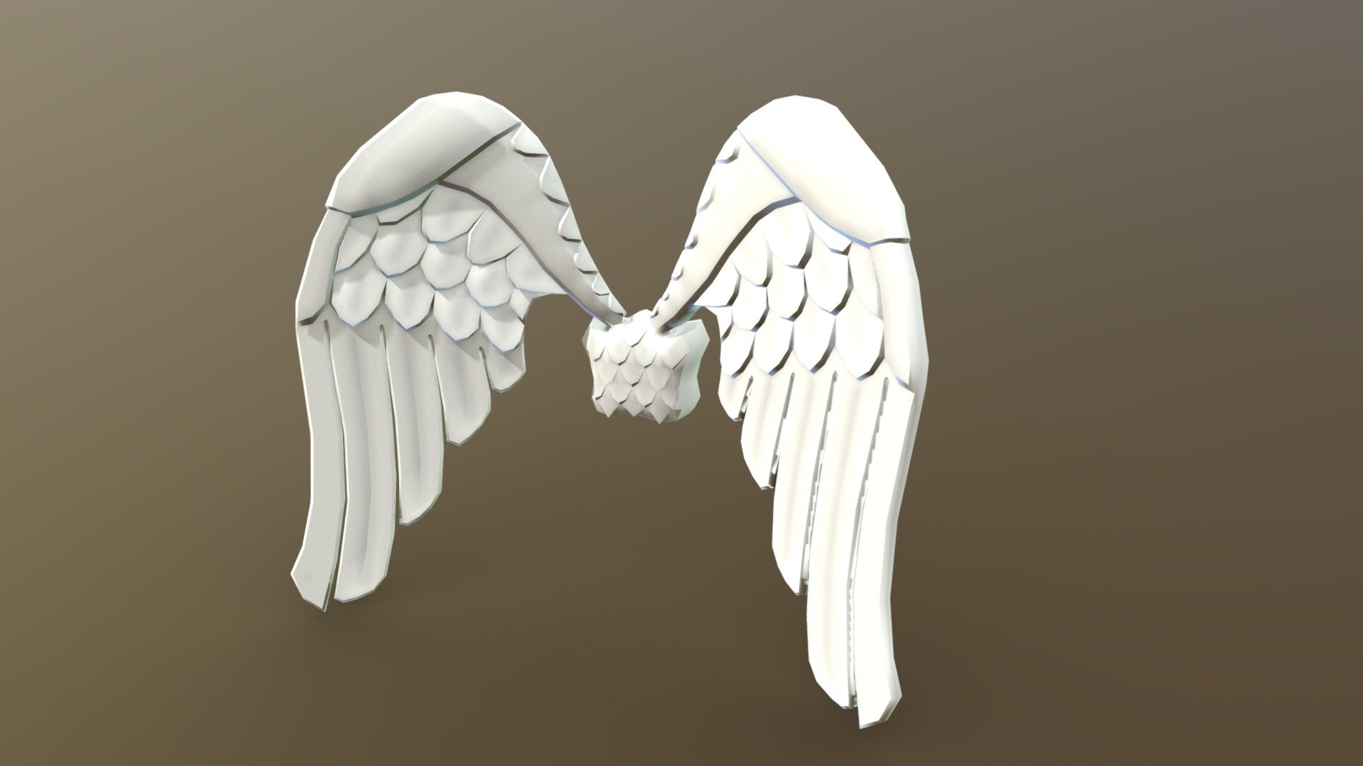 Simple Angel wings that was created as a customisable option in a game created during University.
This was created amongst others all sharing the same Texture set 3d model