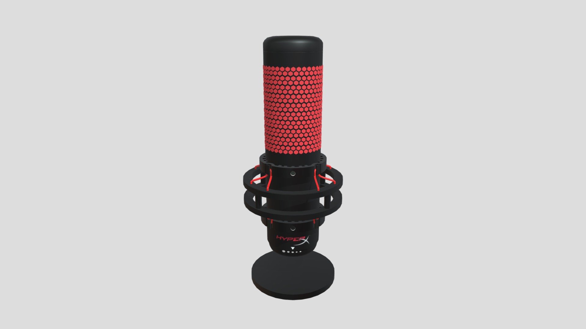 HyperX microphone&hellip; - HyperX Gaming Microphone - 3D model by ramijmallick 3d model