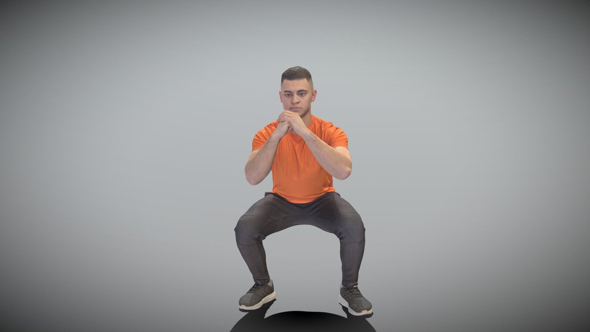 This is a true human size and detailed model of a sporty handsome young man of Caucasian appearance dressed in sportswear. The model is captured in casual pose to be perfectly matching various architectural and product visualizations, as a background or mid-sized character on a sports ground, gym, beach, VR/AR content, etc.

Technical characteristics:




digital double 3d scan model

decimated model (100k triangles)

sufficiently clean

PBR textures: Diffuse, Normal, Specular maps

non-overlapping UV map

Download package includes Cinema 4D project file with Redshift shader, OBJ, FBX files, which are applicable for 3ds Max, Maya, Unreal Engine, Unity, Blender, etc. All the textures included into the main archive.

BONUSE: in this package you will also get a high-poly (.ztl tool) clean and retopologized automatically via ZRemesher 3d model in zBrush, thus youll be able to make your own editing of the purchased 3d model.

3D EVERYTHING - Man doing squats 346 - Buy Royalty Free 3D model by deep3dstudio 3d model