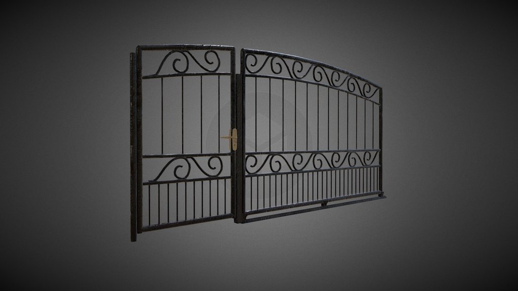 Published by 3ds Max - Gate - Download Free 3D model by Francesco Coldesina (@topfrank2013) 3d model
