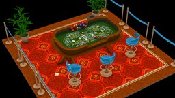 Casino Craps Table games, casino, craps, unrealengine4, 3dpixel, 3dpixelart, unity, lowpoly, mobile, gameready