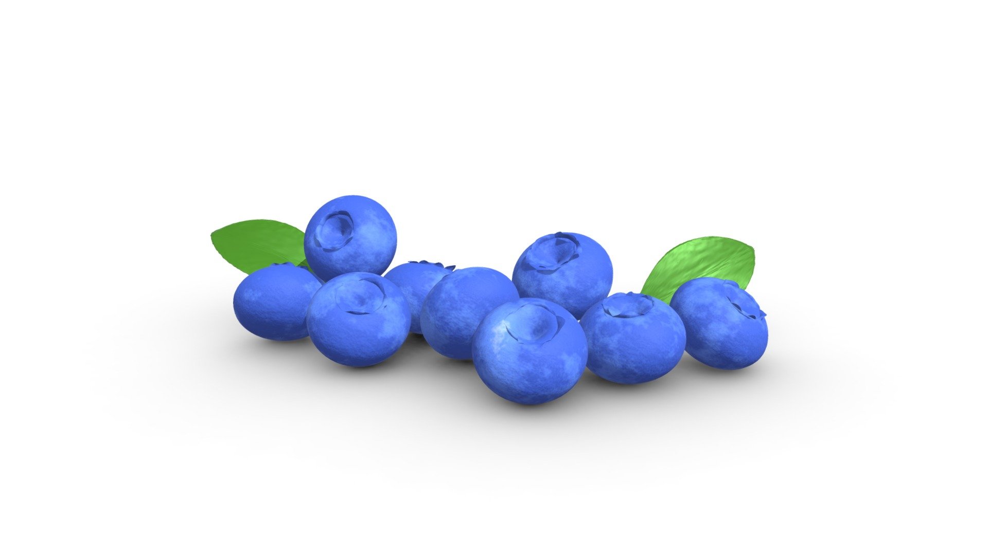 🍐🍌Fresh fruit series🍋🍓 Blueberries 3D model made in blender with geometry node texture 3d model