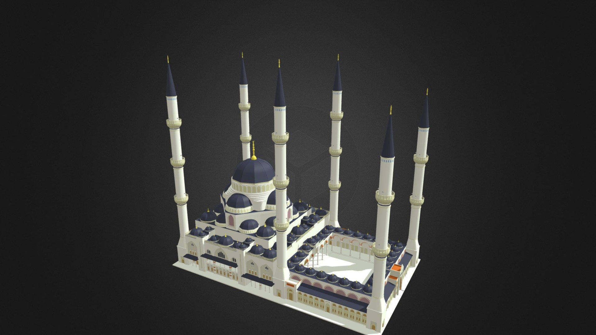 Contact us on Mail : chouaaib.baba1995@gmail.com
Facebook Account : https://www.facebook.com/choaib.bc
Facebook Page : fb.me/Chou3D

Support us on Patreon : 
http://www.patreon.com/Chouaaib95 - Istanbul New Grand Mosque - 3D model by Chouaaib.Babaoui 3d model